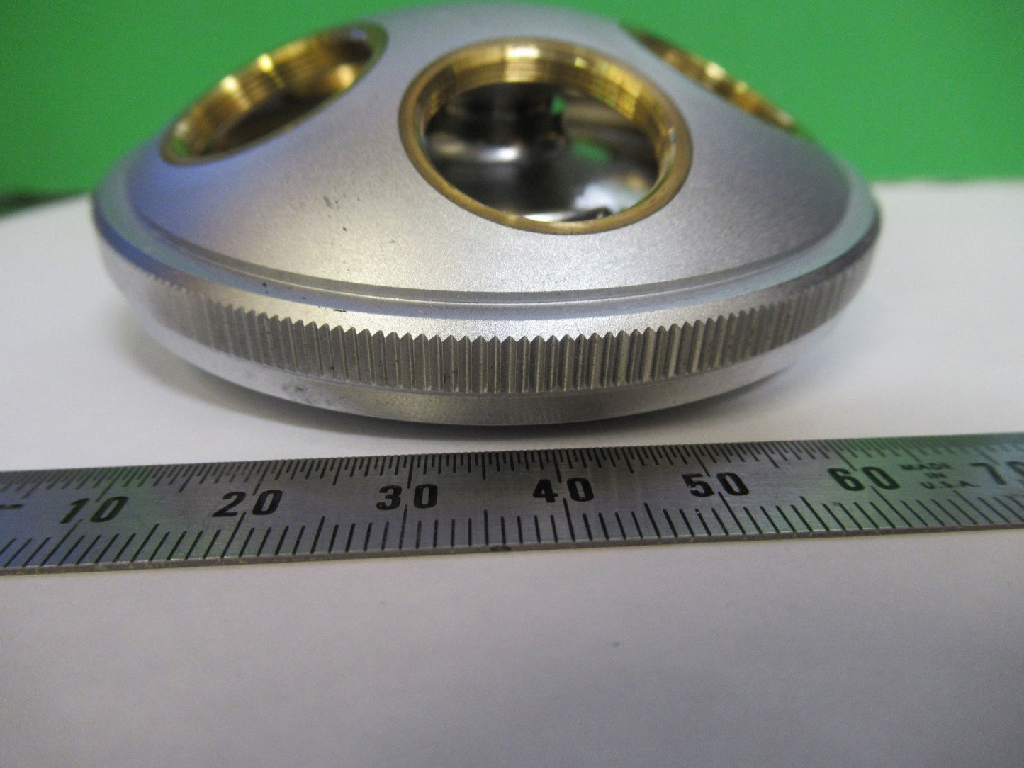 OLYMPUS JAPAN PENTA NOSEPIECE BH MICROSCOPE PART AS PICTURED Y3-B-21