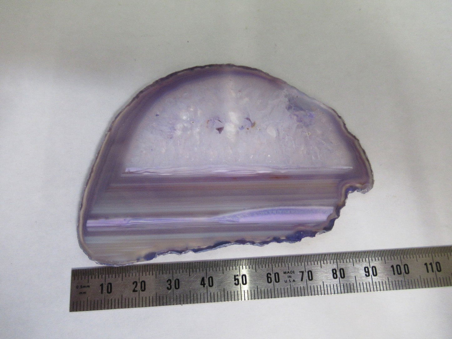 AMAZING AGATE SLICE MINERAL SAMPLE BEAUTIFUL SPECIMEN AS PICTURED T7-FD-84