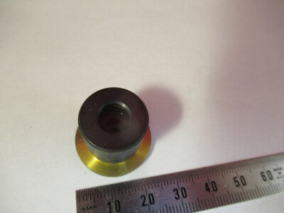OPTICAL BRASS MOUNTED LENS G.S.C. 20mm f:4 MICROSCOPE PART OPTICS a2174 &12-A07