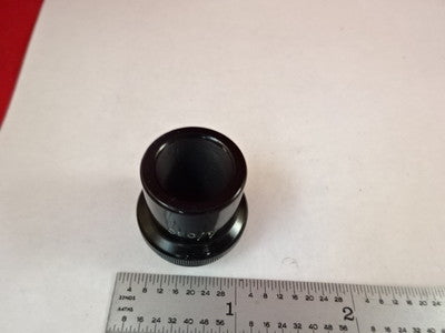 MICROSCOPE PART WILD SWISS OBJECTIVE LENS 4X OPTICS AS IS #D6-B-05
