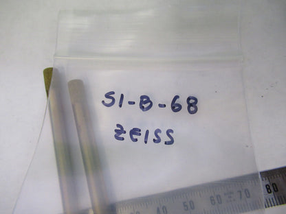 CARL ZEISS SET OF SCREWS for POLARIZATION MICROSCOPE PART PICTURED S1-B-68