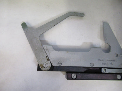 LEITZ WETZLAR GERMANY XY STAGE CLIPS MICROSCOPE PART AS PICTURED X2-A-24