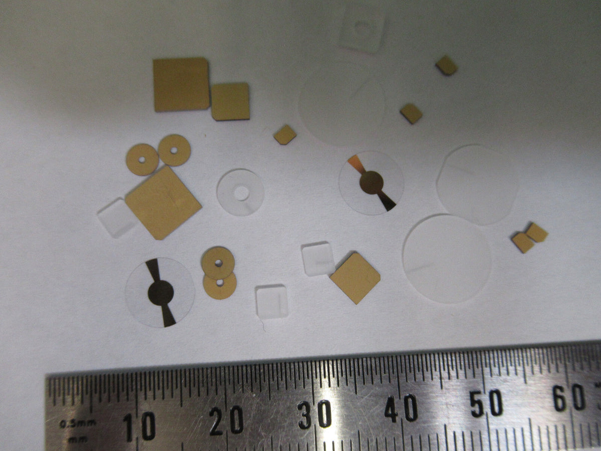 Lot Blanks Piezoelectric Quartz Crystal X-y-cut Gold Coated Piezo Sensor
