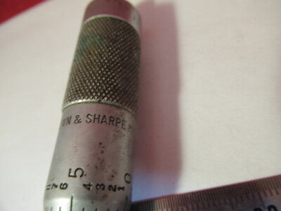 BROWN & SHARPE MICROMETER METROLOGY MACHINE SHOP TOOL AS PICTURED #12-A-40