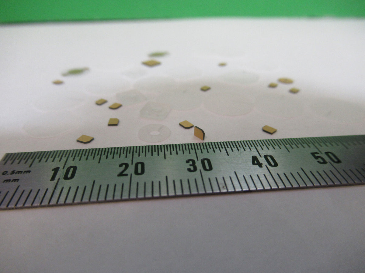 Lot Blanks Piezoelectric Quartz Crystal X-y-cut Gold Coated Piezo Sensor