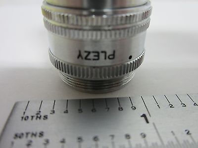 MIKROSKOPTEIL OBJEKTIV LEITZ DEUTSCHLAND PLEZY 100X OPTICS AS IS BIN#H6-27