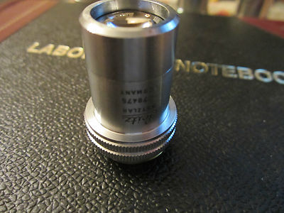 Optical Microscope Objective 2.5X PlanO Pl Ernst Leitz Wetzlar Germany Optics Bn