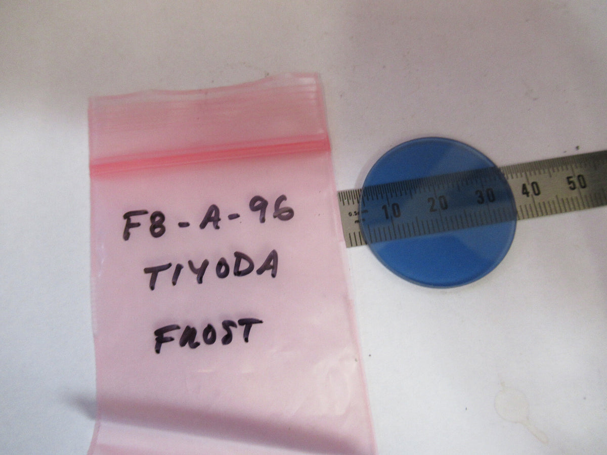 Tiyoda Japan Blue Glass Filter Optics Microscope Part