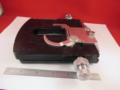 WILD HEERBRUGG SWISS M20 STAGE TABLE MIKROMETER-MIKROSKOP-TEIL WIE BESEHEN #F7-15