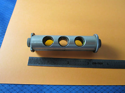Microscope Part Reichert Austria Slide with Filter Assortment Optics