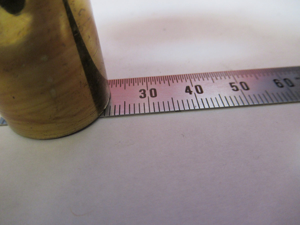 RARE ANTIQUE BRASS EYEPIECE OCULAR LENS MICROSCOPE PART AS PICTURED F8-A-71