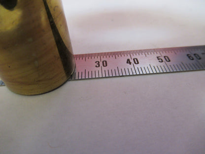 RARE ANTIQUE BRASS EYEPIECE OCULAR LENS MICROSCOPE PART AS PICTURED F8-A-71
