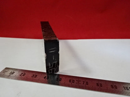 Slab Gamma Irradiated Smoky Synthetic Quartz Crystal Q-factor Sample