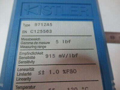KISTLER LOAD CELL FORCE SENSOR 9712A5 AS PICTURED  #P4-A-19