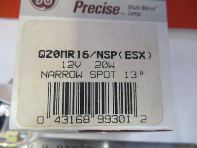 Ge General Electric Q20MR16/NSP(ESX) 12V 20W Lamp Bulb