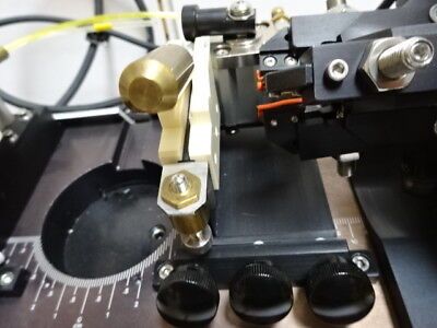 OPTICAL ROTATOR FIXTURE HOLDER PROFESSIONAL POSITIONING LASER OPTICS AS IS &LOB