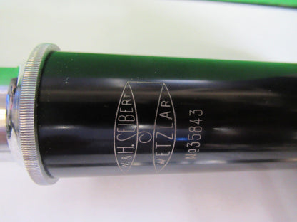 ANTIQUE SEIBERT WETZLAR tubus + nosepiece MICROSCOPE PART AS PIC U9-A-12