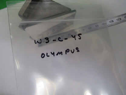 OLYMPUS JAPAN MIRROR ASSEMBLY FLAT MICROSCOPE PART AS PICTURED W3-C-45