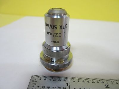 Microscope Part Objective Ernst Leitz Germany Utk L 32X Without Iris Optics