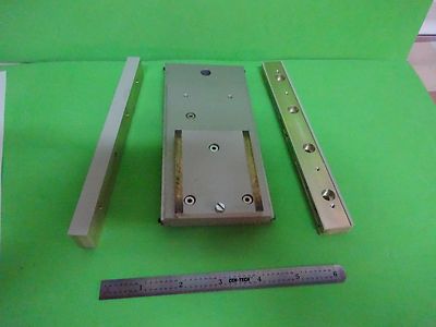 MICROSCOPE PART POLYVAR REICHERT LEICA STAGE MECHANISM PIECES AS IS BIN#W2-06