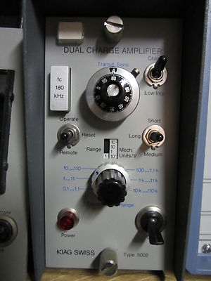 Kistler 5002 dual Charge Amplifier Module Kiag Swiss Accelerometer Pressure
