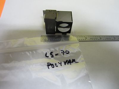 MICROSCOPE PART OPTICAL PRISM POLYVAR REICHERT OPTICS BIN#L5-70