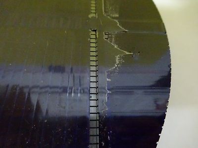 SILICON CARBIDE THICK WAFER SUBSTRATE USABLE AND HEAVY AS IS  P9-07