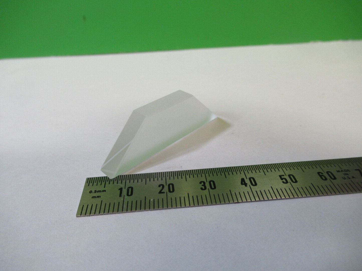 OPTICAL  MIL SPEC GLASS PRISM LASER OPTICS AS PICTURED #22-A-47