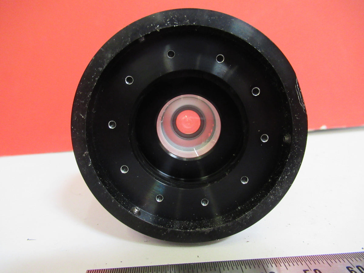 MEIJI JAPAN ILLUMINATOR LENS+ IRIS MICROSCOPE PART AS PICTURED X8-B-34