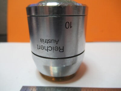 POLYVAR REICHERT AUSTRIA OBJECTIVE 10X IK MICROSCOPE PART AS PICTURE &W8-A-101