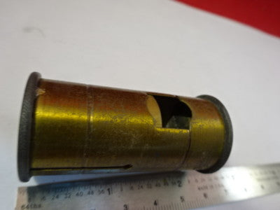 Antique Brass Portable Seeds Microscope Vintage Part AS IS