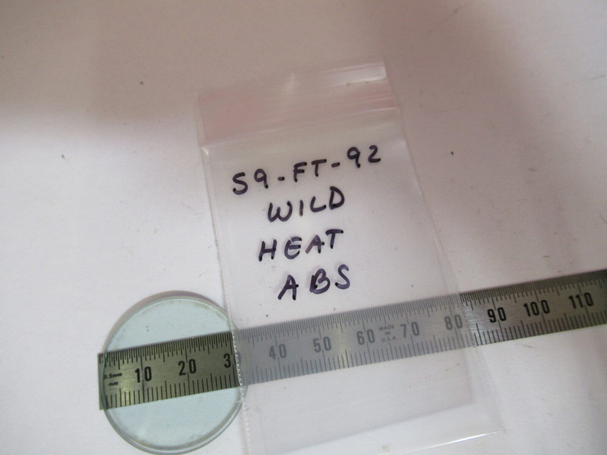 WILD SWISS M20 HEAT ABSORBING FILTER MICROSCOPE PART AS PICTURE S9-FT-92