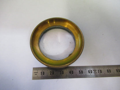 Rare Antique Brass Mounted Glass Beck UK Microscope Part