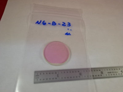 OPTICAL COATED LENS LASER OPTICS AS IS B#N6-B-23