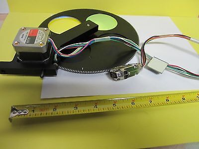 OPTICAL MOTORIZED DICHROIC FILTER WHEEL LASER OPTICS #T7-01