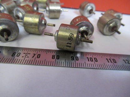 QUARTZ CRYSTALS LOT 1950's CR TYPE  FREQUENCY CONTROL RADIO AS PICTURED X3-B-09