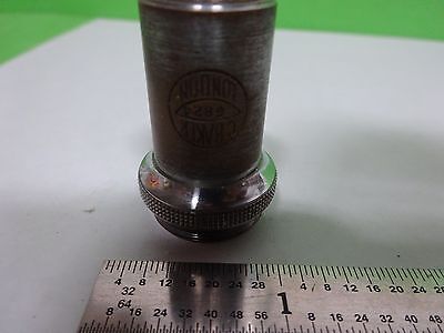 MIKROSKOPTEIL OBJEKTIV VINTAGE BAKER LONDON 1/6" OPTIK WIE BESEHEN BIN#H7-A-19