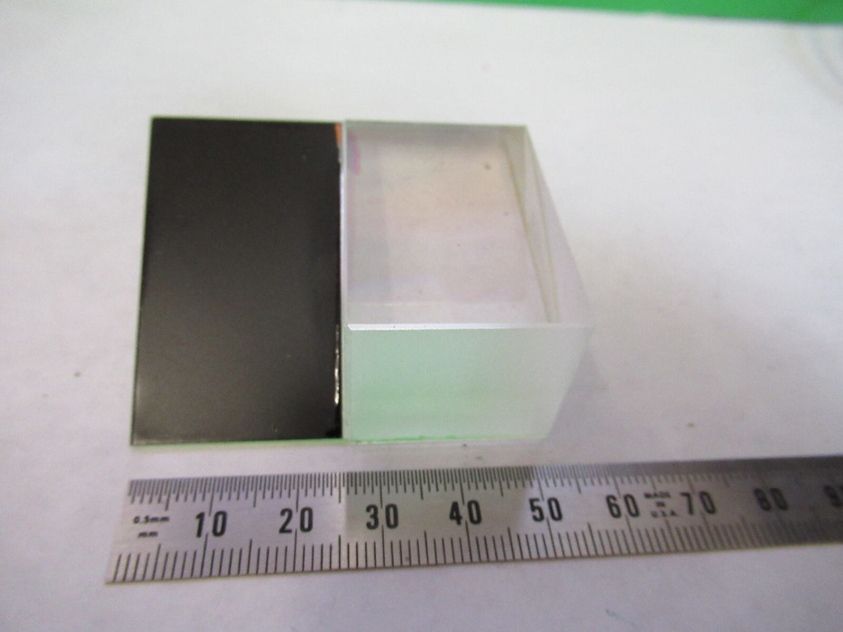 ZEISS GERMANY GLASS PRISM SPLITTER OPTICS MICROSCOPE PART AS PICTURED S7-A-52