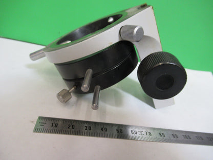 Carl Zeiss AG Germany Stage Support + Lenses Microscope Part