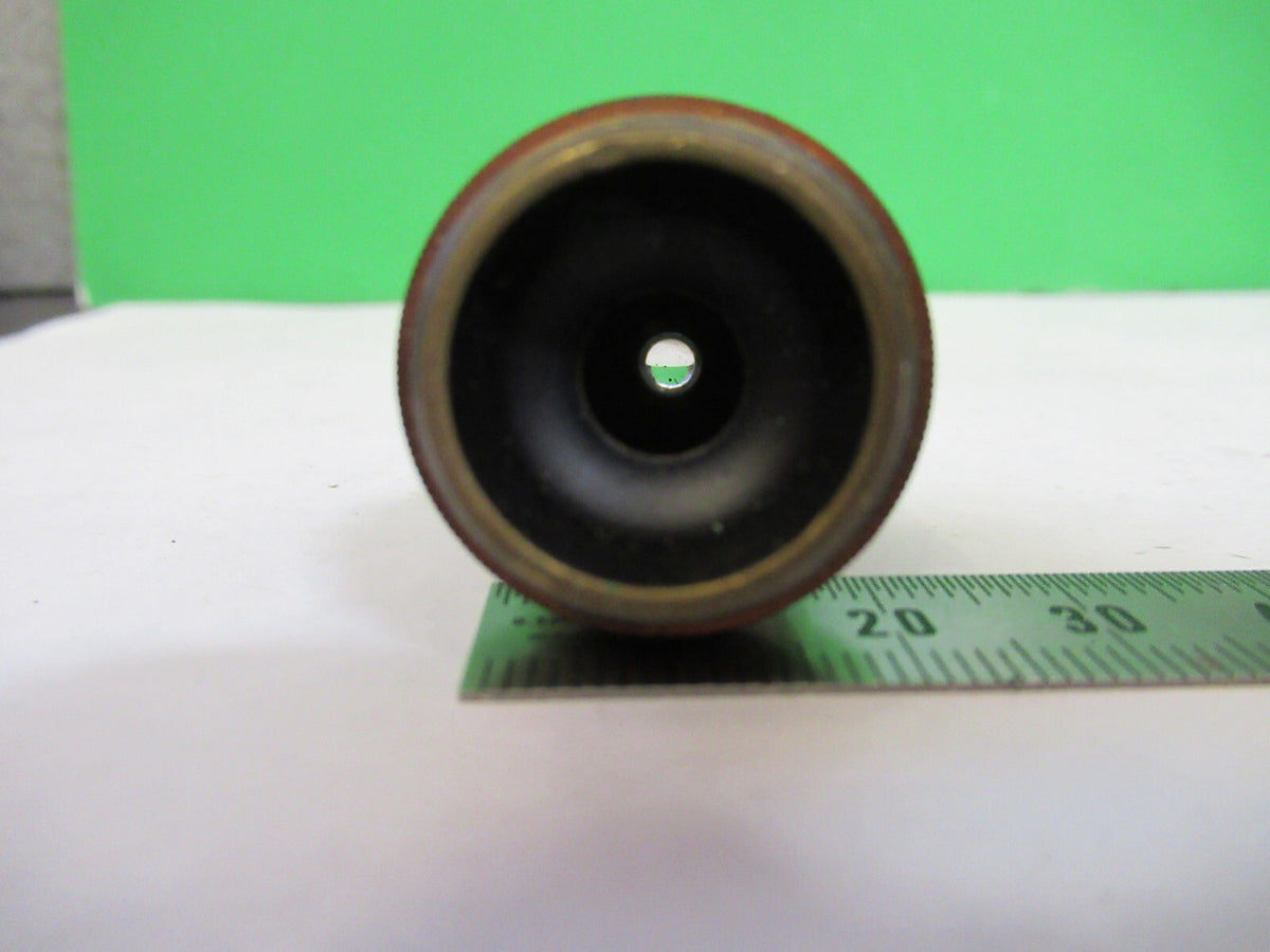 ANTIQUE BAUSCH LOMB BRASS OBJECTIVE 97X MICROSCOPE PART AS PICTURED S7-A-32