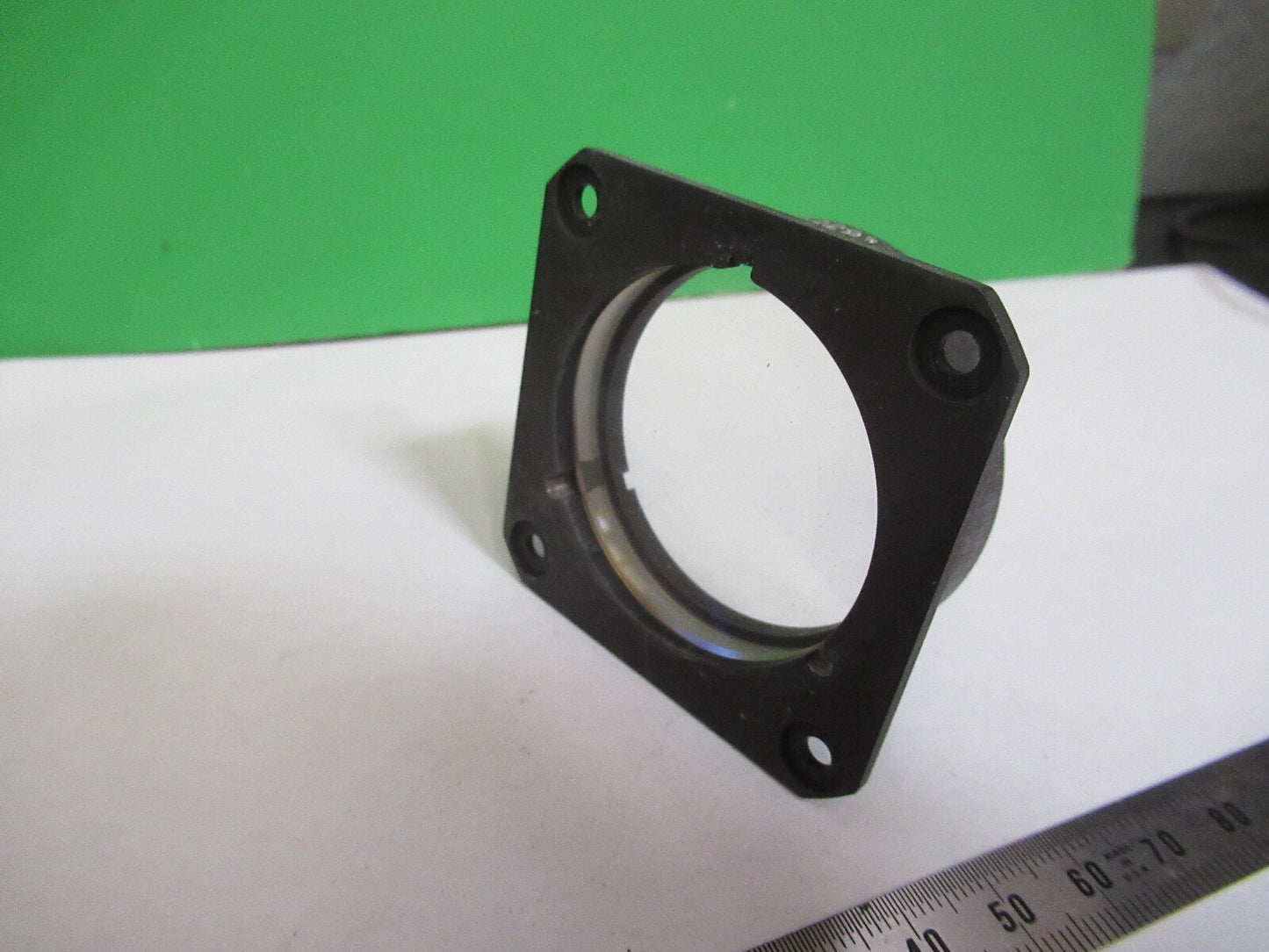OPTICAL MIL SPEC MOUNTED GLASS LENS LASER OPTICS AS PICTURED Q9-FT-87