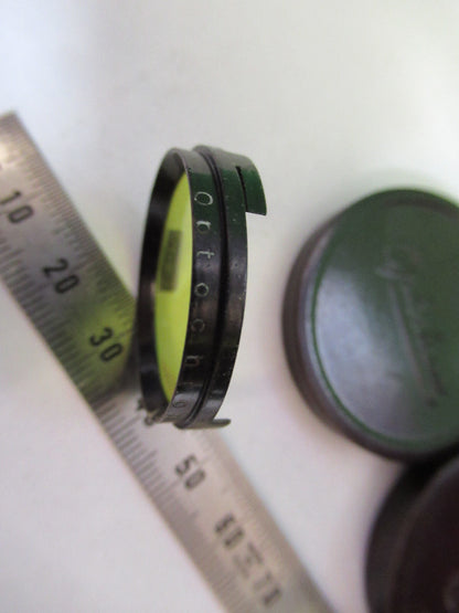 Optical Yellow Filter Optochrom Germany Glass Optics