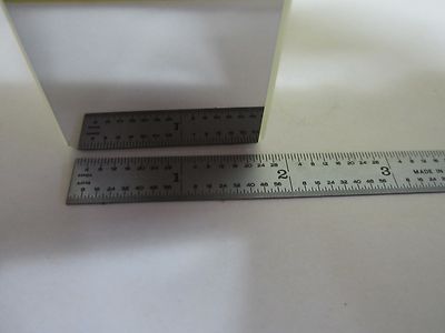 OPTICAL LARGE SQUARE BLOCK MIRROR LASER OPTICS MIL SPEC  AS IS BIN#U4-B-07