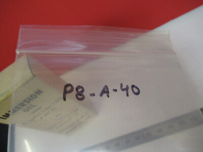 Immersion Oil R.i. 1.515 American Brand Microscope Part