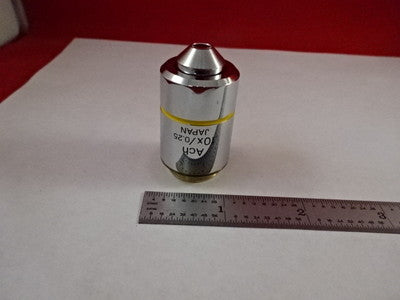 Olympus Japan Objective Achro 10X Optics Very Nice Microscope Part