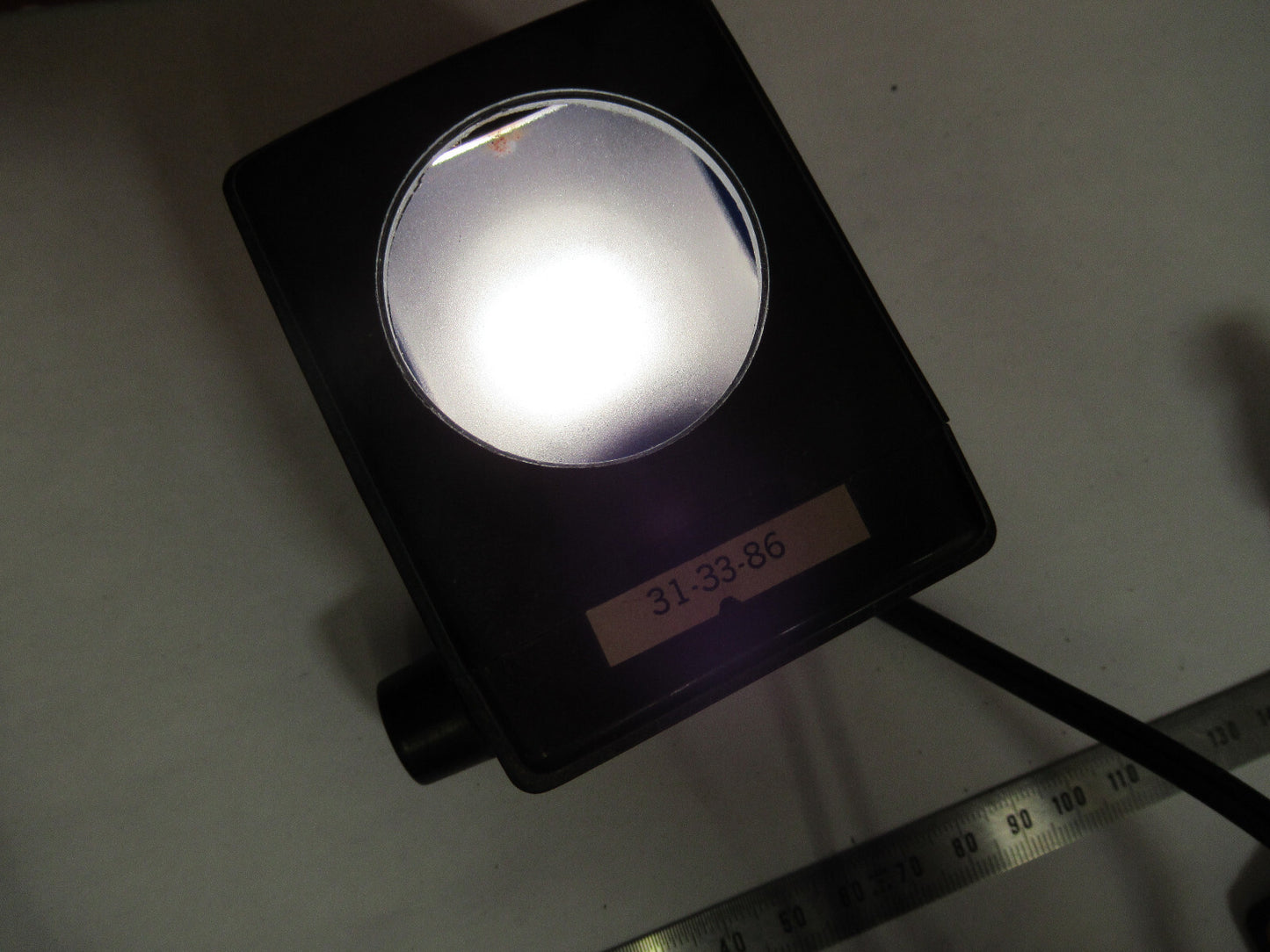 ANTIQUE BAUSCH LOMB ILLUMINATOR LAMP WORKS MICROSCOPE PART AS PICTURED T9-A-51