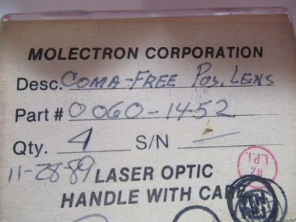 OPTICAL LENS LOT LASER OPTICS AS PICTURED T7-A-71