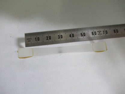 OPTICAL GLASS RECTANGULAR Bi CC CONCAVE LENS LASER OPTICS AS PICTURED 98-A-03