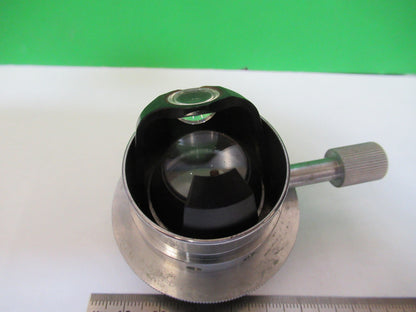 ERNST LEITZ WETZLAR CONDENSER + IRIS MICROSCOPE PART AS PICTURED &Z5-A-07
