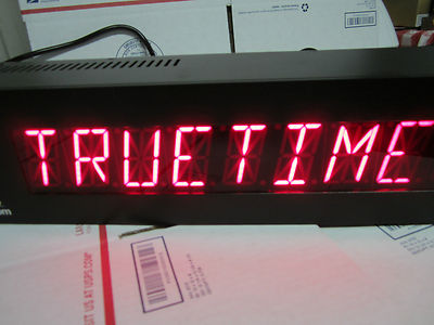 SYMMETRICOM DISPLAY TRUETIME FOR FREQUENCY STANDARD CLOCK